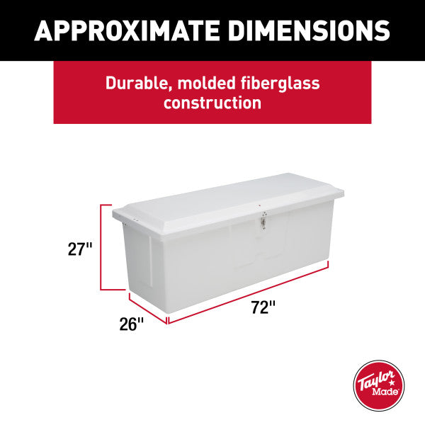 Taylor Made Stow N’ Go Fiberglass Dock Boxes - Durable Storage Solutions for Marine Enthusiasts
