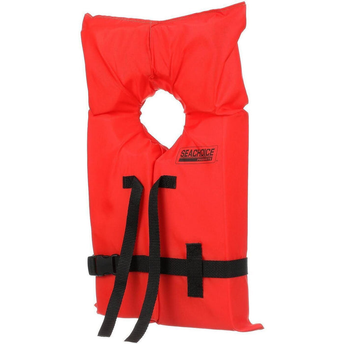 Seachoice EPE1120AK1O-85560 Type II Life Vest Youth, Orange