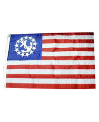 Annin US Yacht Ensign Flag Nyl-Glo Embroidered