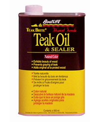BoatLife Teak Brite Oil & Sealer Gallon Natural Color
