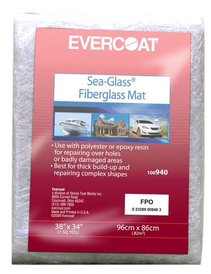 Tapete de fibra de vidrio Evercoat de 38" x 102"