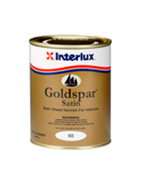 Interlux Goldspar Satin Urethane Clear Varnish Quart