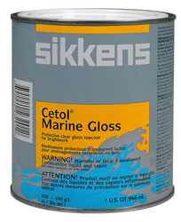 Interlux Sikkens Cetol Marine Gloss Wood Finish Quart