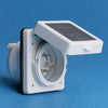 Marinco 30 Amp 125 V Shore Power Inlet - White