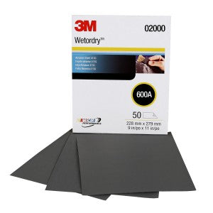 3M Wetordry 200 Grit Sandpaper-50