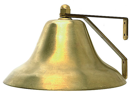 Campana antiniebla Perko, bronce cromado, 6" de diámetro, 5" de alto