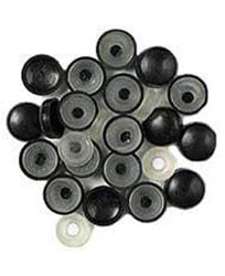 S & J Snap Cap Screw Cover fits #10 & #12 - White