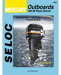 Seloc Engine Manual Mercury Outboards - 1965-1989